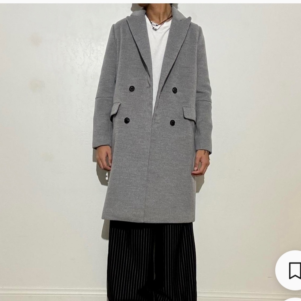 Forever 21 Double-Breasted Coat